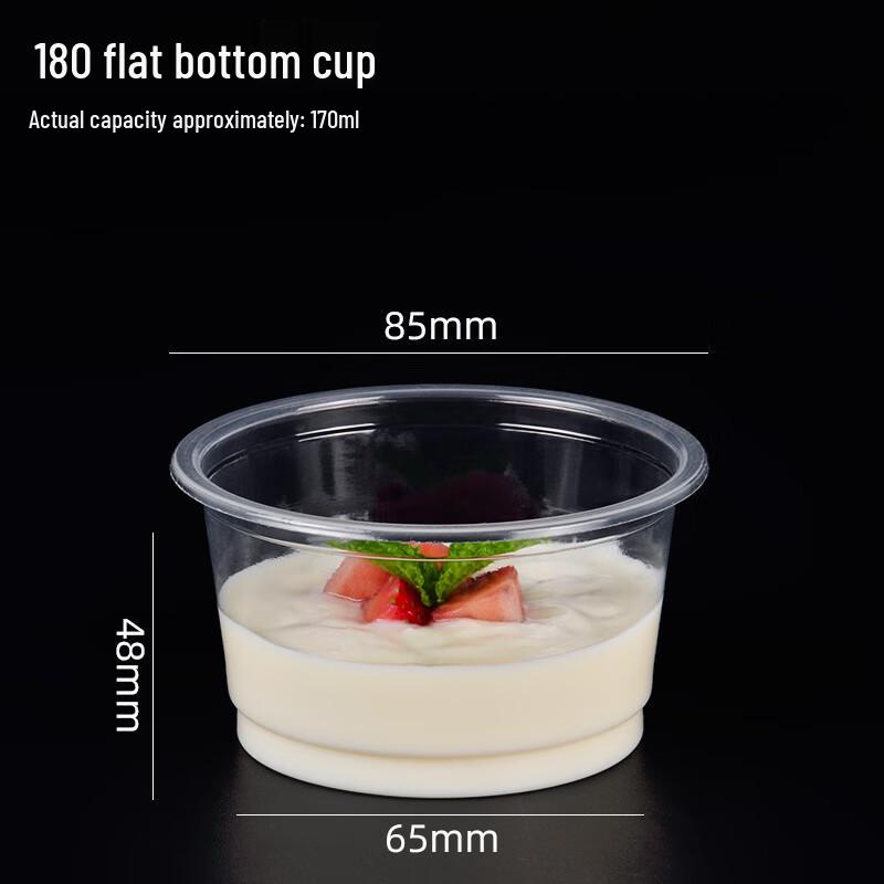 Disposable Dessert Cups, Lids & Spoons
