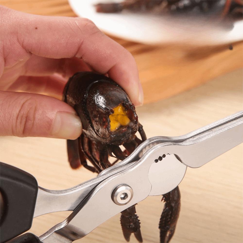 Professional Lobster Scissor Stainless Steel Shrimp Peeler Kitchen Gadget Crayfish Scissor Home