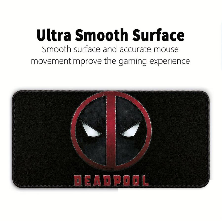 Anti Slip Mouse Pad Desk Accessories Computer Laptop Pad Office Pad Game Console Pad Keyboard Mouse Pad Cool Marvel Deadpool