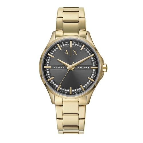

Armani Exchange Three-Hand Gold-Tone Stainless Steel Watch