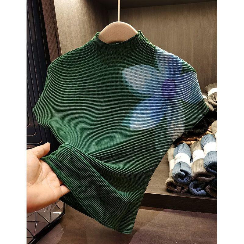 

Легкие женские топы с коротким рукавом и трехмерным принтом one size зелёный