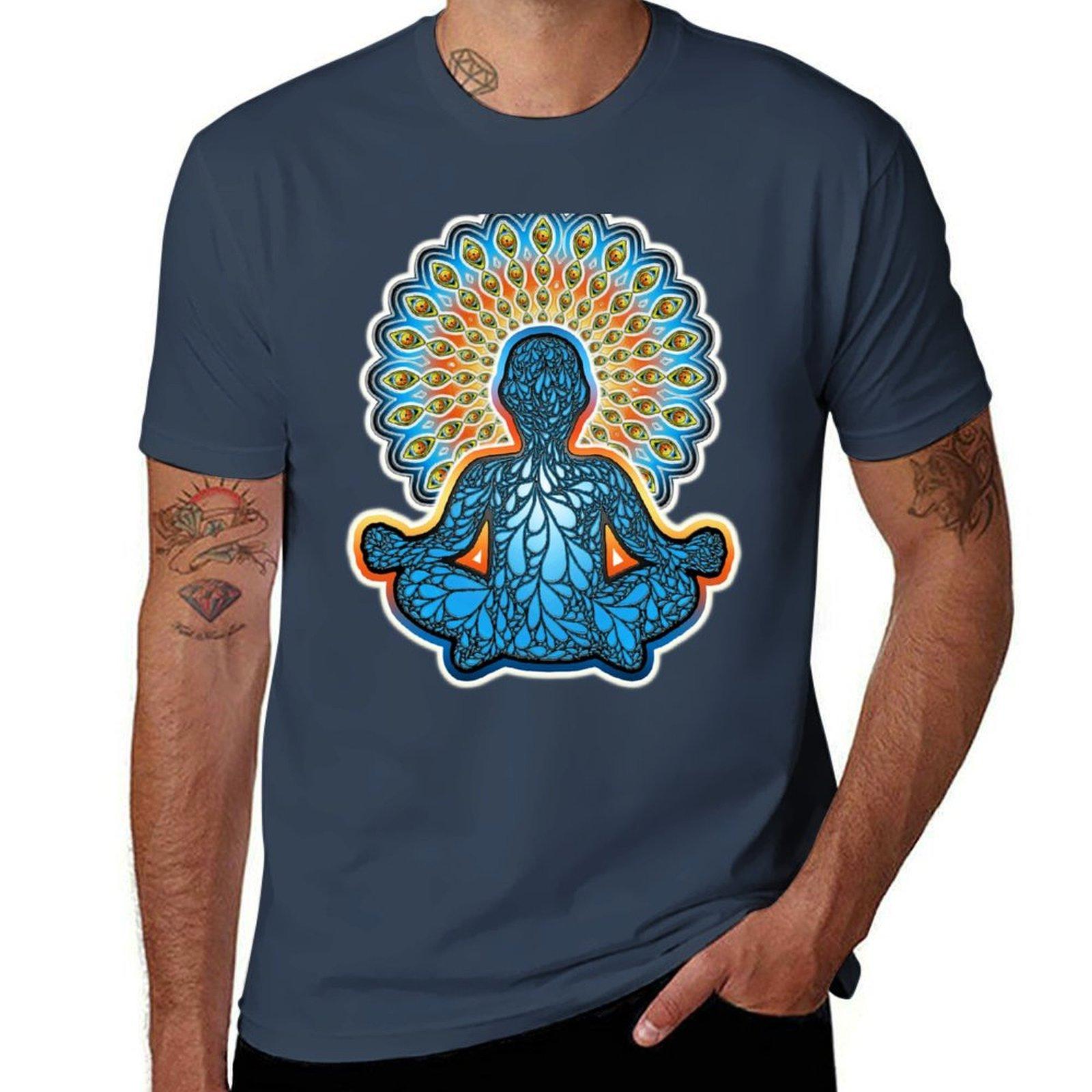 Meditationvisualexpanding Tshirt Fashion Pattern Printed Tee Shirt S