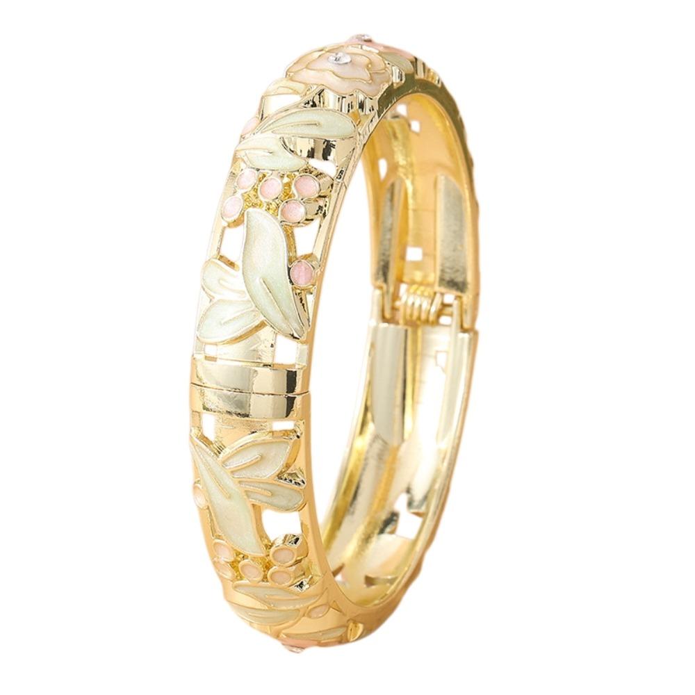 

Colorful Vintage Cloisonne Bangle Traditional Women s Hand Bracelet Jewelry Gifts белый