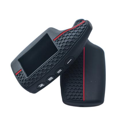 2026 New Style 4 Buttons Remote Silicone Case Two Way Car Alarm Lcd 2015 Case Key Chain Cover For M5/6/9 Scher-khan Magicar 5