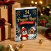 24 Days Countdown Calendar Guinea Pig Advent Calendar, 24Pcs Acrylic 2D Ornament Set with Decorative Patches Christmas Outfits, Tree Hanging