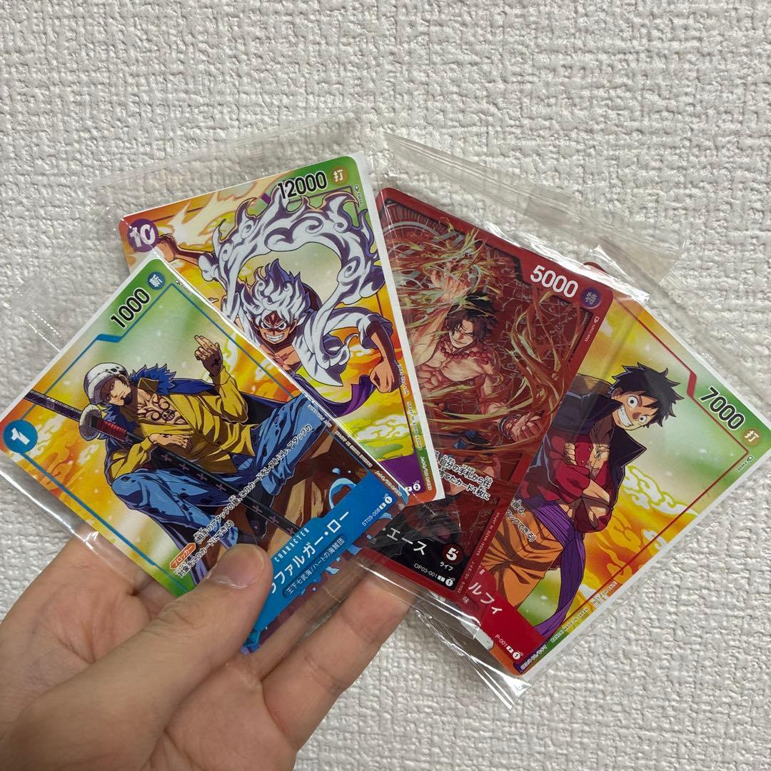 One Piece card game unopened promo? set of 4