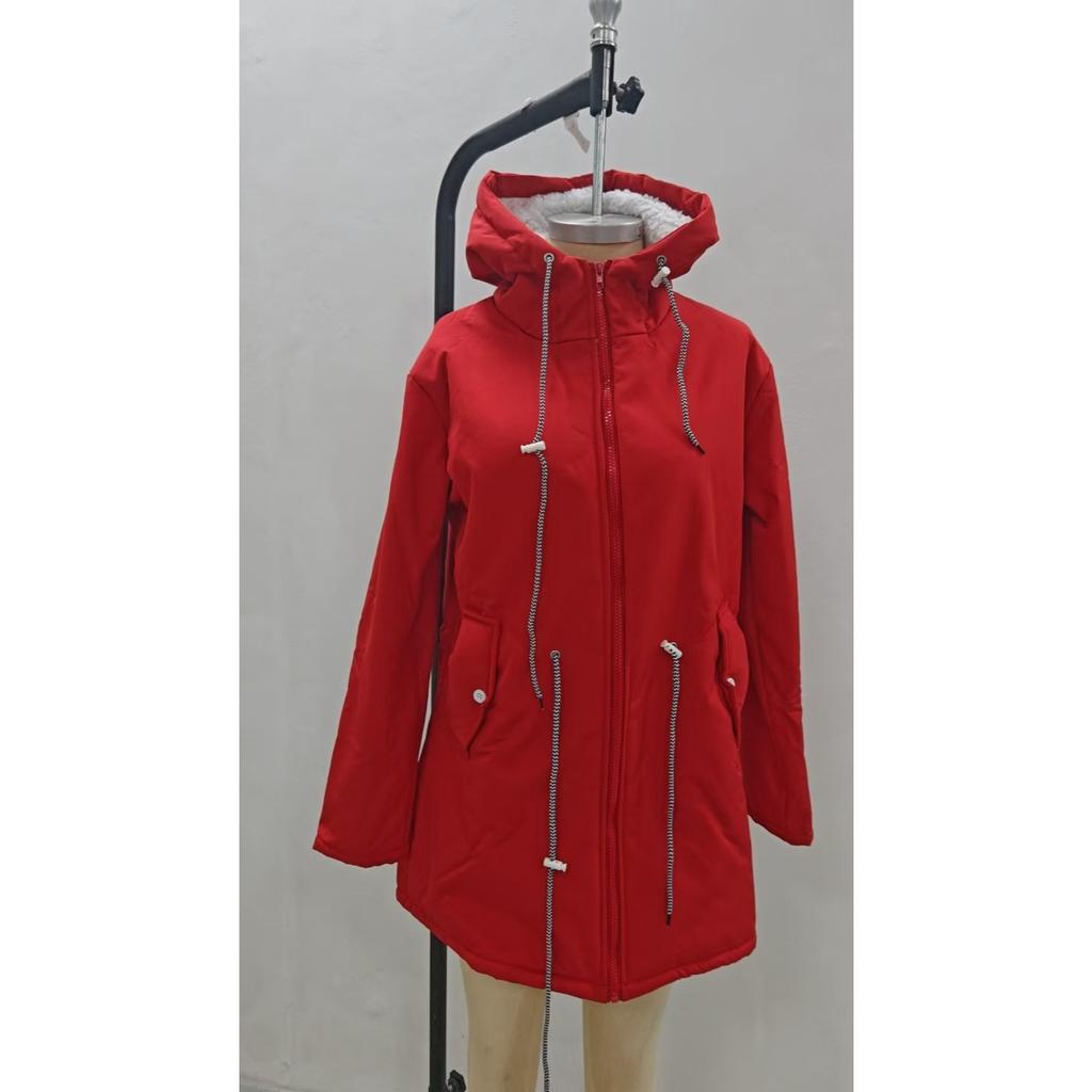 New Men's Fleece Lined Hooded Jacket, European & American Autumn Winter Outdoor Hiking Waterproof Windbreaker Coat
