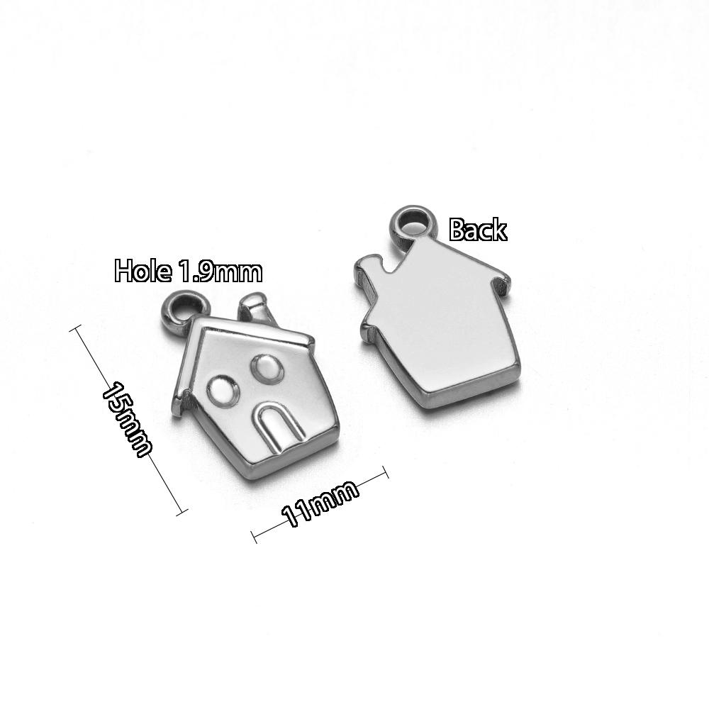 5 Stück Edelstahl Sonnenblume Delfin Haus Seepferdchen Seestern Anhänger DIY Schmuckzubehör Halsketten Armbänder Ohrringe Herstellung