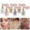 Spray Iluminador Iluminar Sombra para Olhos Pó Solto Glitter Fino Iluminador à Prova d'Água para Rosto Corpo Spray de Glitter Maquiagem