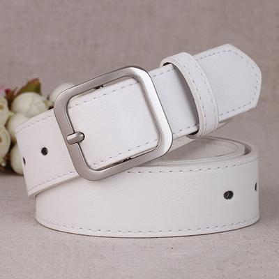 1 Stück PU-Ledergürtel für Damen Quadratische Schnalle Dornschließe Jeansgürtel Damen Gürtel Damen Taille