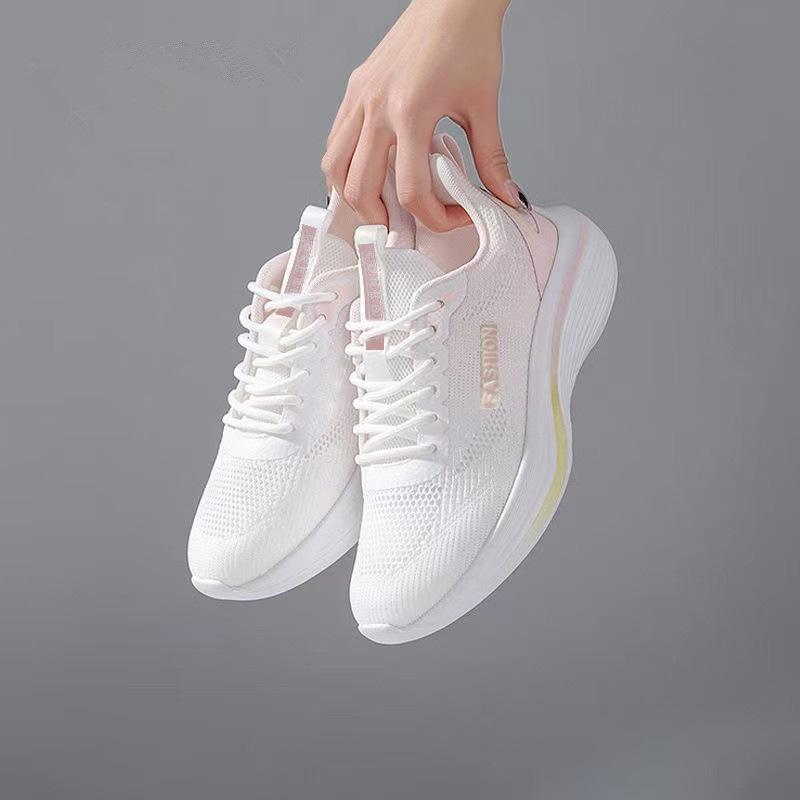 Herbst neue atmungsaktive Fly-Knit-Schuhe, Ins-Studenten-Laufschuhe, Freizeitschuhe Schuhe
