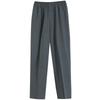 Women's Summer Thin Straight Pants Solid Color Black Trousers Summer High Waist Pants