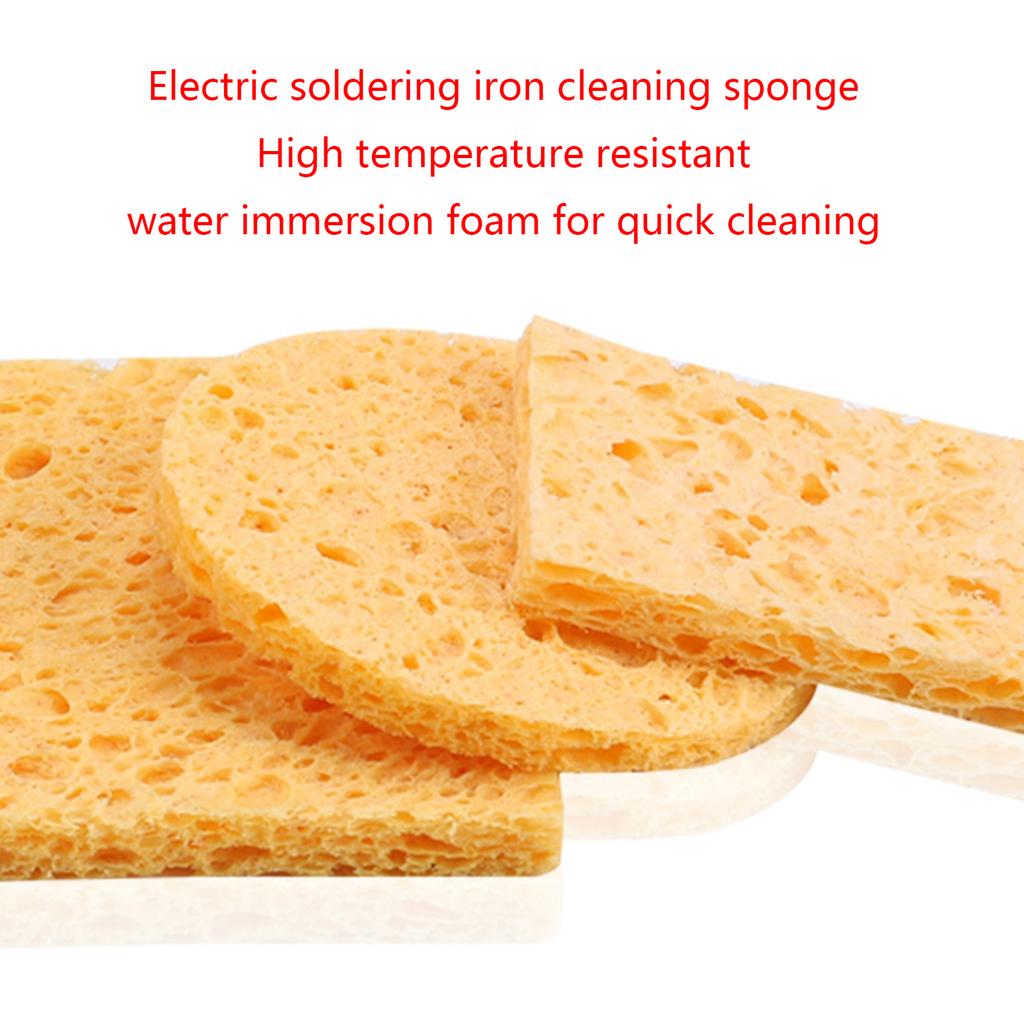 50pcs Soldering Iron Cleaning Sponge Enduring Condense Sponges for Welding Tips