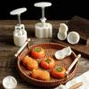 50g Novel Peanut Crisp Moon Cake Mold Persimmon Cookie Cutter Stamp Frame Cake Pastry Dessert Kitchen Accessories Tools