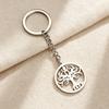 Geometric Tree of Life Pendant Keychain Ornament