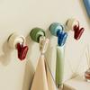 Wall Mounted No Drill Hook Space Saving Drying Sock Clip Hat Clip Suction Cup Storage Clip  Kitchen