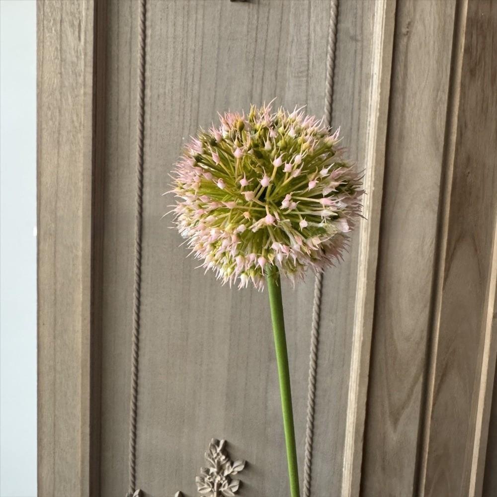 Scallion Balls Artificial Onion Ball Flowers Single Dandelion Branch Flower  Living Room Ornaments