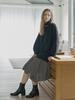 AVANT-G Muffler Set Long Knit Pullover - Black