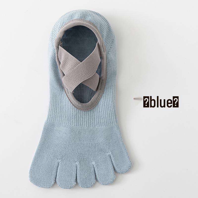 Non-Slip Five-Finger Yoga & Pilates Toe Socks for Indoor Fitness Training