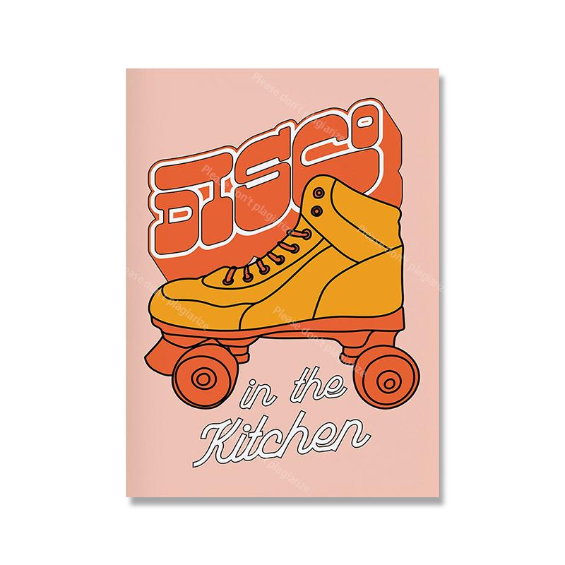 Tecknad Feministisk Fredssymbol Affisch Väggkonst Tryck Regnbåge Sol Linje Citat Kanvasmålning Bild Vild Tiger Barnrum Heminredning