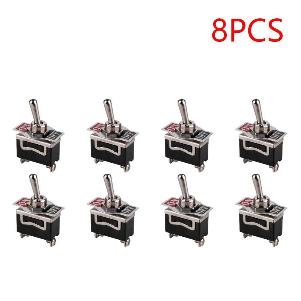 1-10Pcs Heavy Duty Car Boat Rocker Toggle Switch 15A 250V 2Pin SPST ON/OFF Rocker Switches Waterproof Boot Button