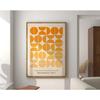 Mid Century Bauhaus Poster Geometric Wall Art Canvas Prints Living Room Bedroom Bright Colourful Artwork for Home Decor