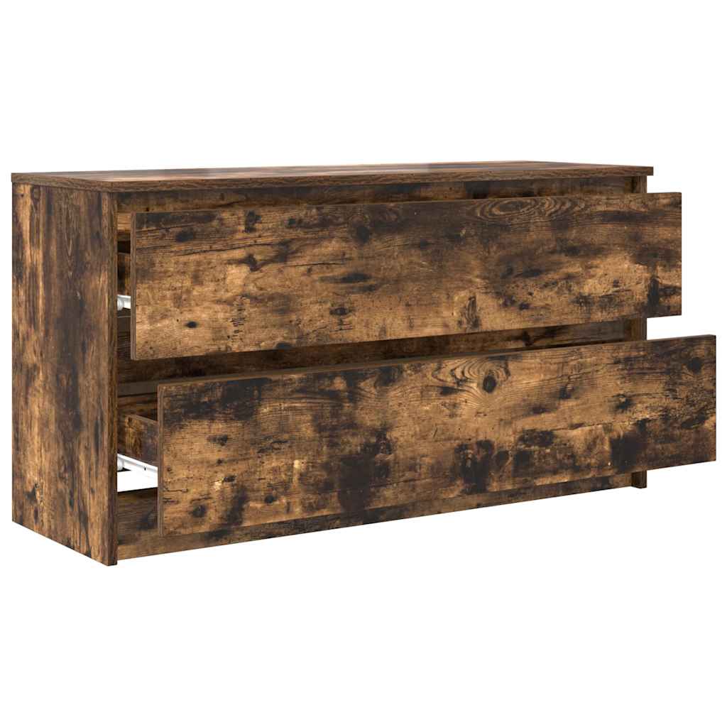 TV Cabinet Smoked Oak 100 x 35 x 54 cm Particleboard