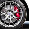 4 Stück Auto Felgen Radnabenabdeckung Aufkleber Zubehör für Ford ST Racing RS Mustang Mondeo Edge MK Kuga Fiesta Fusion