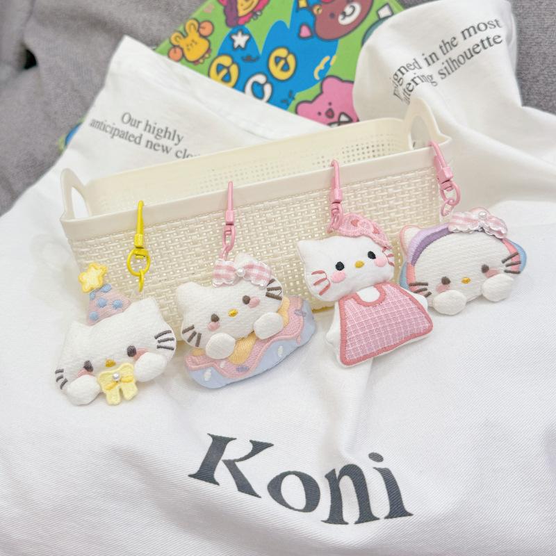Cartoon Niedliche Kt Katze Plüsch Schlüsselanhänger Lieblich Stoffpuppe Schlüsselring Taschenanhänger Rucksack Hängedekoration Mädchen Geburtstagsgeschenke