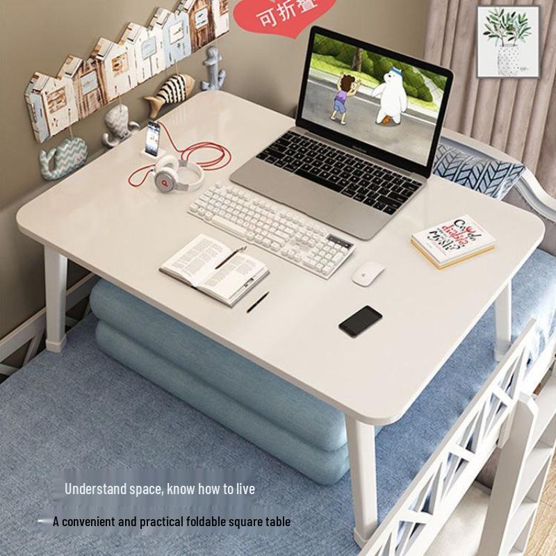 Folding Bedside Student Desk: Compact, Versatile Table for Bedroom or Dorm