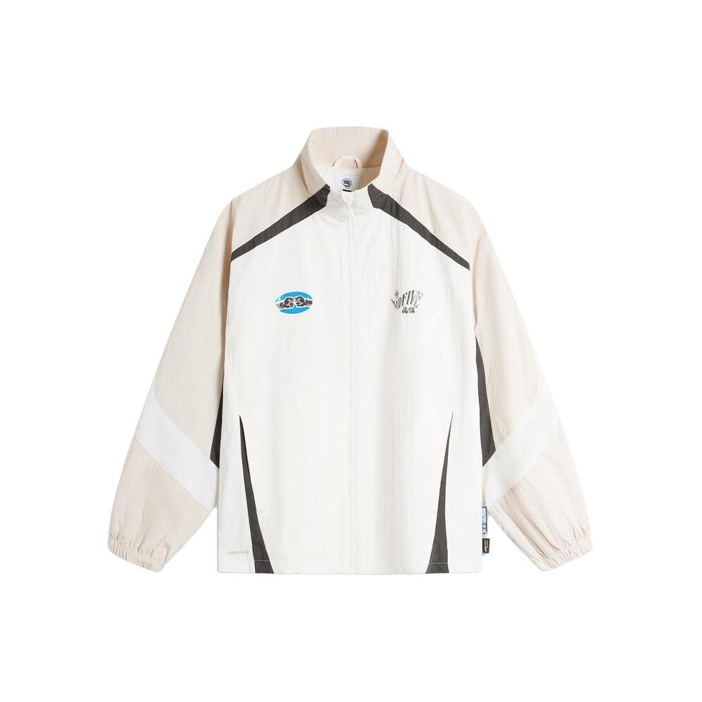Li Ning Badfive Trench Coat Men s Ivory Gravel Gray AFDU069-1 XL