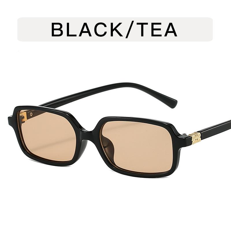 Rectangle Shape Ladies Sunglasses European American Vintage Style Outdoor Sun Glasses Driving Hiking Woman Sunglasses