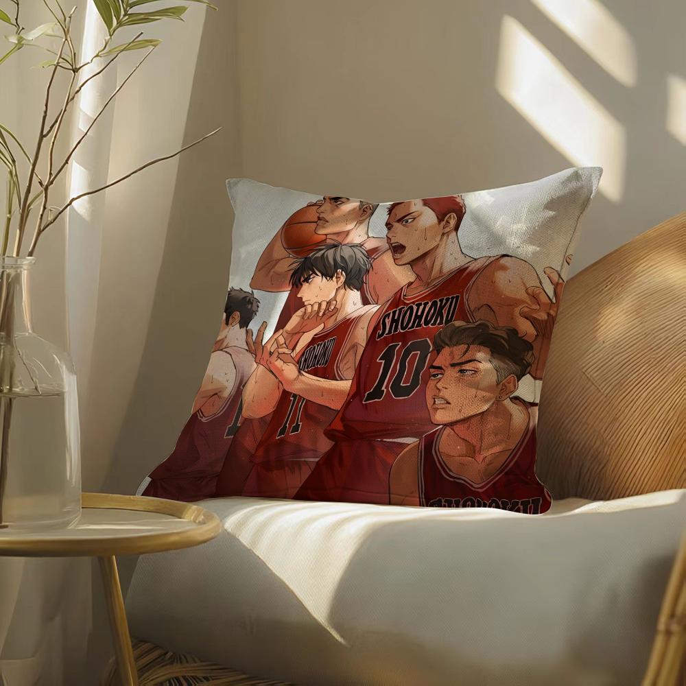 S-Slamdunkanimecute Pillow Case Pillowcase, Double-Sided Printed, Sofa Cushion, Bedroom Headboard