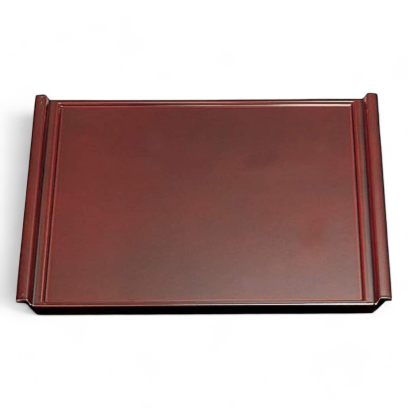

Square Flight Tray 3 with a Bishamonten Lacquerware Made in Japan J-kitchens (41cm, Shaku) Design, (ABS Resin),