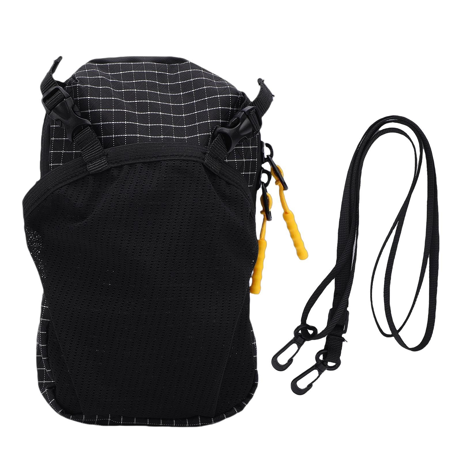 Backpack Shoulder Strap Pouch Phone Water Bottle Lightweight Attachment Bag for Hiking Camping Backpack Shoulder Strap Pouch
