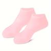 2pcs Silicone Anti-Crack Moisturizing Gel Socks for Foot Care and Cracked Heel Protection