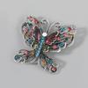 Exaggerated Clothing Alloy Rhinestone Rhinestone Butterfly Brooch Girl Cute Pin Fashion Popular Corsage Accessories