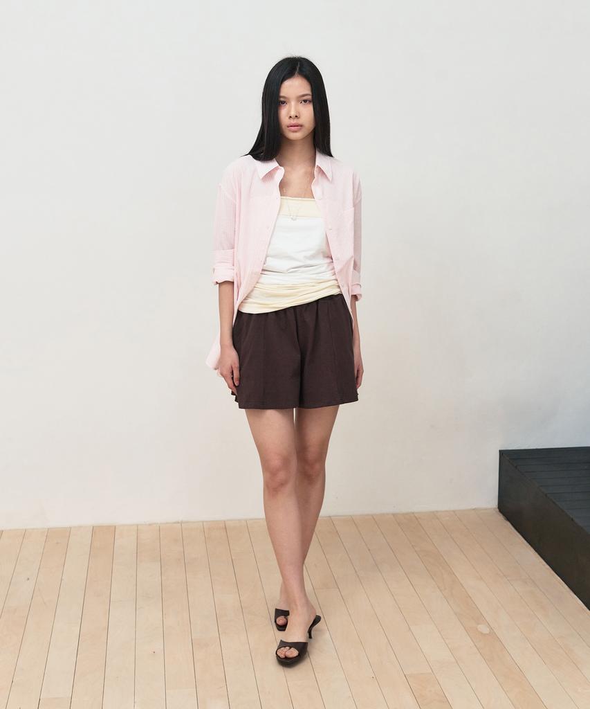 SIS A Stable Cotton Full Shorts [Brown]