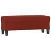 Bench in Wine Red 100 x 35 x 41 cm Faux Leather