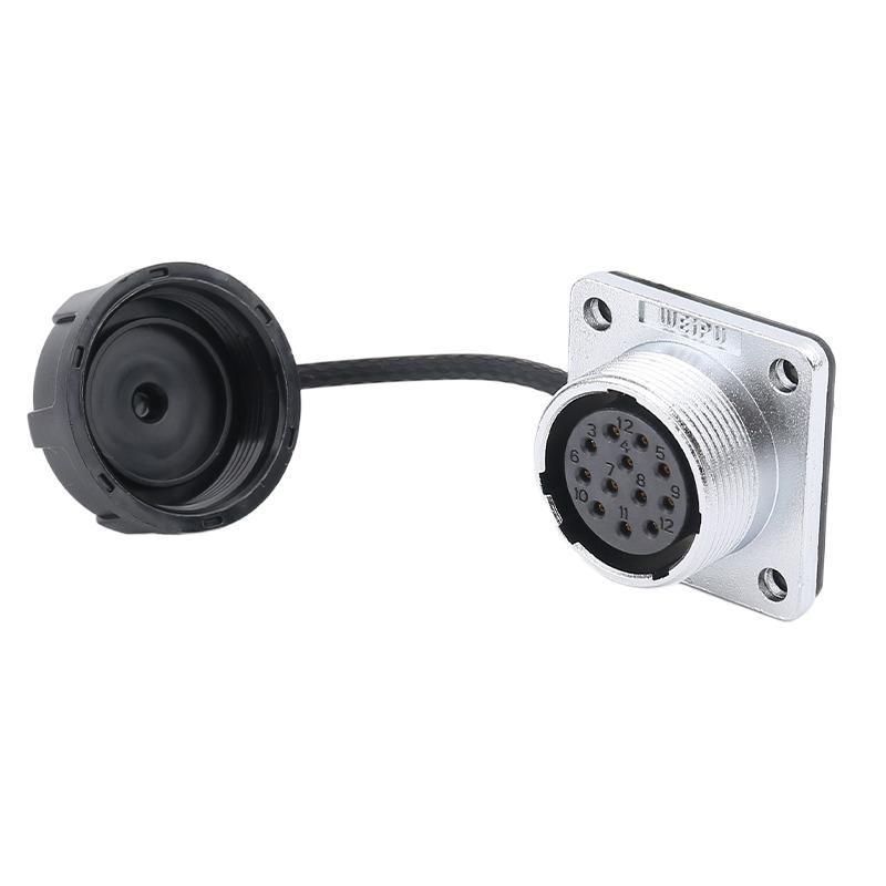 WEIPU WS20 TQ+Z 2 3 4 5 6 7 8 9 12 15Pin Industrial Waterproof Connector AC DC Power Soldering Terminal Wire Electric Connectors