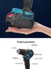 Multi-Purpose Electric Drill & Screwdriver Set with Impact Function