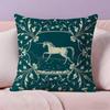 Vintage Medieval Unicorn ART Pillow Case Ultra Soft Skin Friendly Fabric Cloud Like Comfort  Concealed Zipper