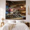 Masha Bear Custom Your Name Wall Decor Tapestry Art For Pet Memorial Birthdaywedding Party Backdrop Family Gift