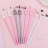 Kawai Stationery Creative Cartoon Cute Paradise Gel Pen Fresh and Student Exam Water Black Writing Signature Office Supplies