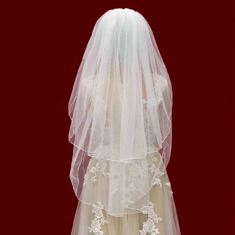 Wedding Veil for Wedding Party Bride Veil Sheer Head Scarf White
