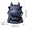 Resin Cat Figurines Hand-painted Magician Cat Statue for Halloween Decor Collectible Cat Figurine Sculpture for Home Table Shelf