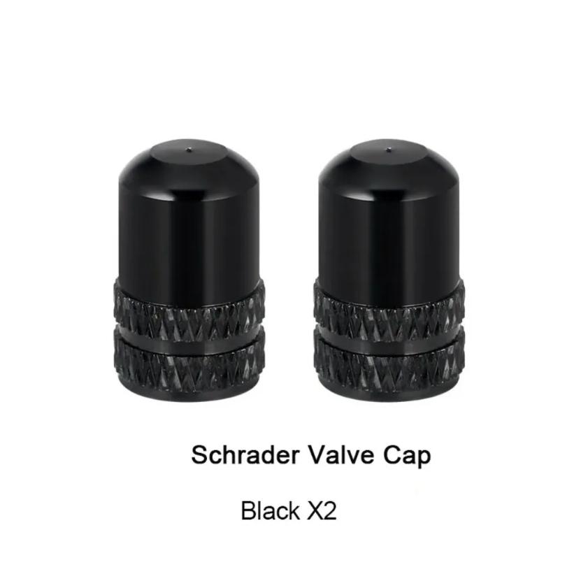 Mountain bike Schrader Valve caps,colored aluminum alloy round valve cover,Schrader Valve covers for bikes,dust caps