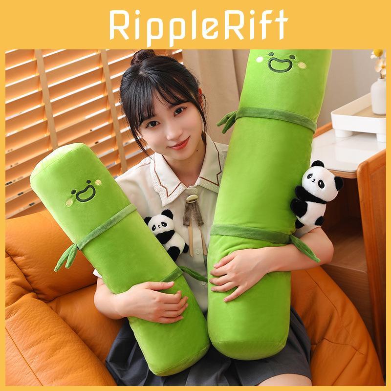 Bamboo Panda Long Pillow  Soft Plush Toy For Girls Bed  Stuffed Doll Animal