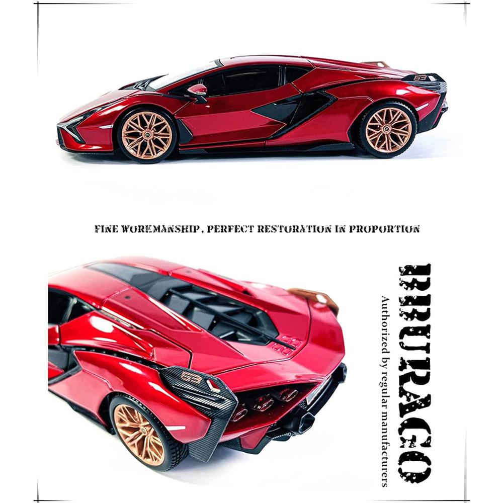 Lambor Sian FKP 37 Static Sports Gift Series, Druckgussauto im Maßstab 1/24