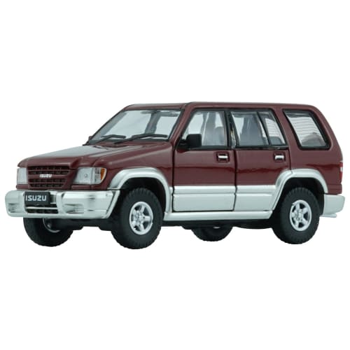 

BM CREATIONS 1/64 Scale Isuzu Bighorn 1998-2002 Dark Red RHD Finished Product